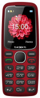 Мобильный телефон teXet TM-B307 красный