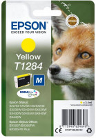 Картридж Epson T1284 C13T12844012 желтый для S22/SX125