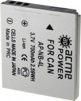 Аккумулятор AcmePower AP-NB-4L для Canon (600mAh, 3.7V)