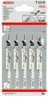 Набор пилок для лобзика Bosch T101D HCS 5 шт. (2608630032)