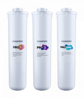 Комплект картриджей Аквафор Pro1-Pro2-Pro BMg для DWM-102S Pro и DWM-202S Pro (без мембраны)