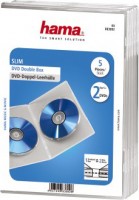 Коробка Hama H-83892 на 2CD/DVD Slim Case прозрачный (5 шт)