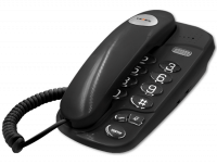 Телефон проводной teXet TX-238 черный