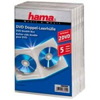 Коробка Hama H-83894 на 2CD/DVD Jewel Case прозрачный (5 шт)
