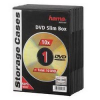 Коробка Hama H-51181 на 1CD/DVD черный (10 шт)