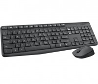 Клавиатура + мышь Logitech MK235 Wireless Keyboard and Mouse Black USB