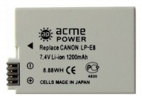 Аккумулятор AcmePower AP-LP-E8 для Canon (1100mAh, 7.4V)