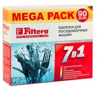 Таблетки для посудомоечных машин Filtero Арт. 703 "7 в 1" (90 шт.)