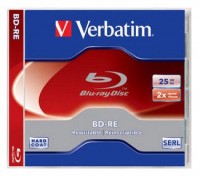 Диск BD-RE Verbatim 25Gb Jewel case (43615)
