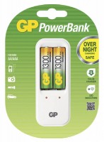 Аккумулятор + зарядное устройство GP PowerBank PB410GS130 (1300mAh AA, 2шт.)