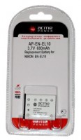 Аккумулятор AcmePower AP-EN-EL10 для компактных камер (600mAh, 3.7V)