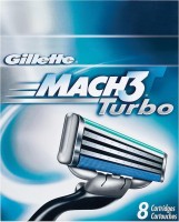 Сменная кассета Gillette Mach 3 Turbo (8шт)