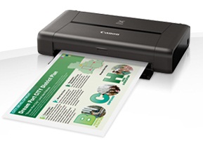 Принтер струйный Canon Pixma IP110 + батарея (9596B029)