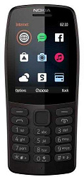 Мобильный телефон Nokia 210 Dual Sim черный