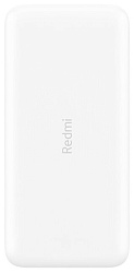 Мобильный аккумулятор Xiaomi Redmi Power Bank Fast Charge 20000mAh белый
