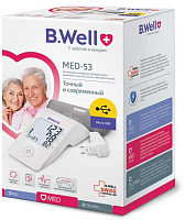 Тонометр автоматический B.Well MED-53 (M-L) + адаптер