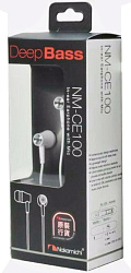 Гарнитура вкладыши Nakamichi NM-CE100 белый