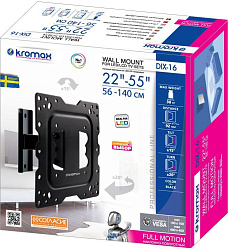 Кронштейн Kromax DIX-16 для телевизора черный