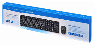 Клавиатура + мышь Oklick 210M Wireless Keyboard & Optical Mouse Black USB