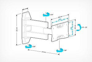 Кронштейн Holder LCDS-5065 черный