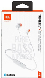 Гарнитура вкладыши JBL Tune 115BT белый