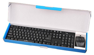 Клавиатура + мышь Oklick 210M Wireless Keyboard & Optical Mouse Black USB