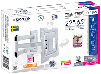 Кронштейн Kromax DIX-18 для телевизора белый
