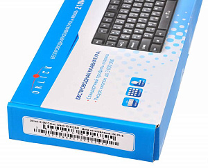 Клавиатура + мышь Oklick 210M Wireless Keyboard & Optical Mouse Black USB