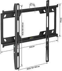 Кронштейн Holder LCD-F3616 для телевизора черный