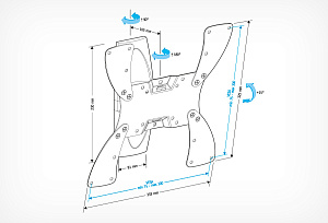 Кронштейн Holder LCDS-5019 белый