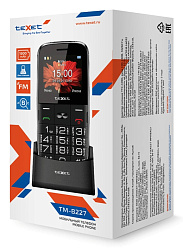 Мобильный телефон teXet TM-B227 синий