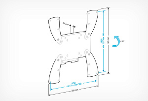 Кронштейн Holder LCDS-5058 черный