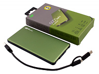 Мобильный аккумулятор GP Portable PowerBank MP05MA 5000mAh Li-Pol оливковый