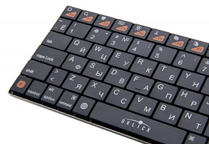 Клавиатура Oklick 840S Wireless Keyboard Black Bluetooth