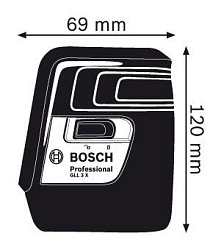 Лазерный нивелир Bosch GLL 3 X Professional (0601063CJ0)