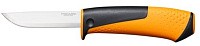 Нож Fiskars 1023618 с точилкой и чехлом