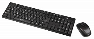 Клавиатура + мышь Oklick 210M Wireless Keyboard & Optical Mouse Black USB