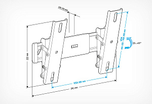 Кронштейн Holder LCD-T2611-B