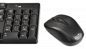 Клавиатура + мышь Oklick 210M Wireless Keyboard & Optical Mouse Black USB